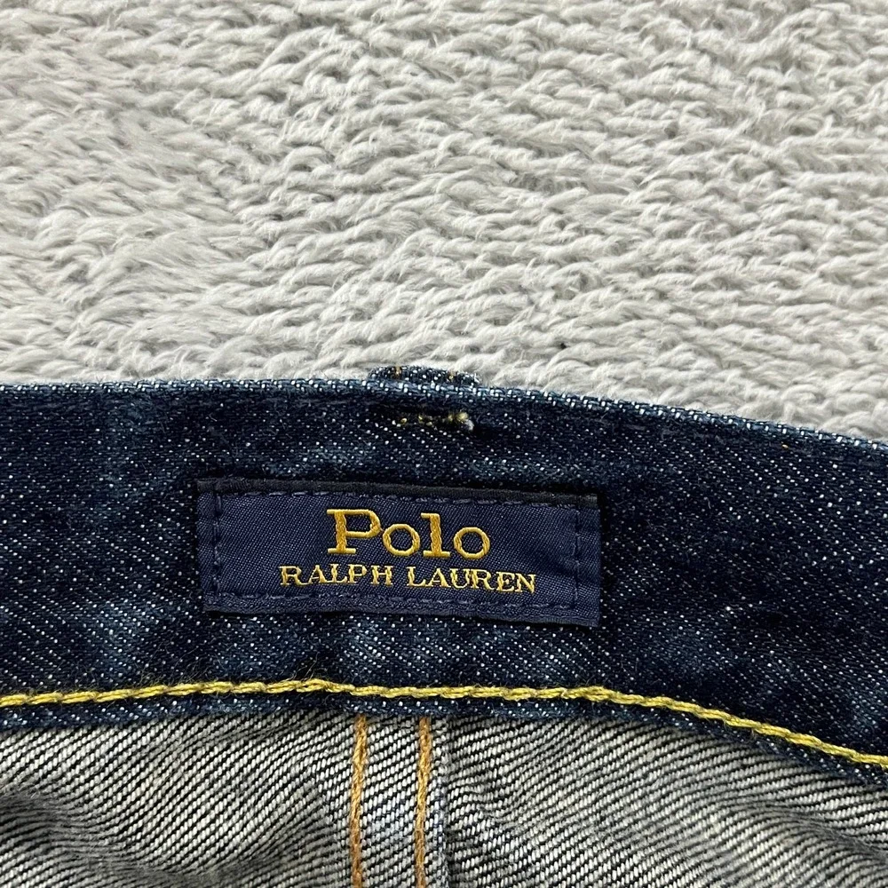 Polo Ralph Lauren Jean Men 40x30 (fits 42x30) Denim Varick Slim Straight Western